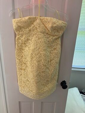 Yellow Mango Strapless Dress